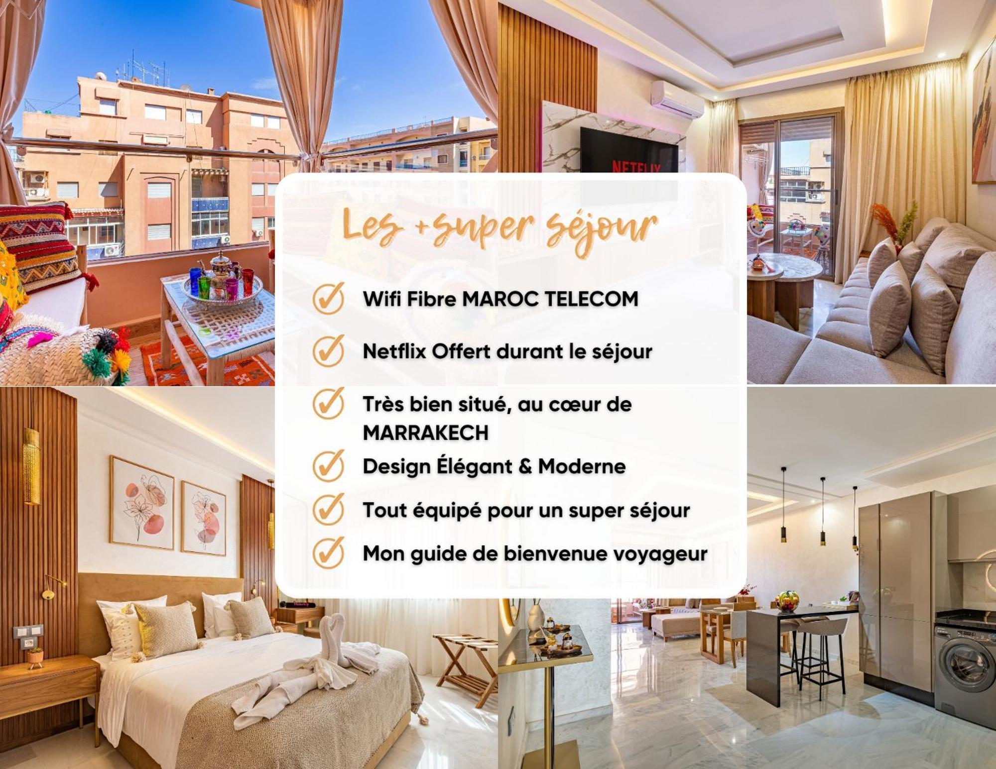 מרקש Magnifique Appartement Unique Et Central! מראה חיצוני תמונה